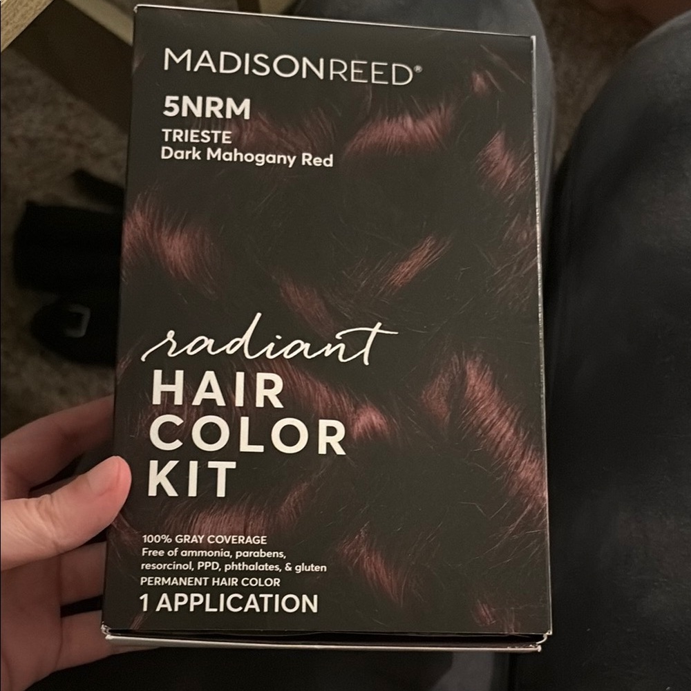 Madison Dark Mahogany Red Hair Color Kit